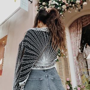 Vintage embellished jacket 🖤🤍
